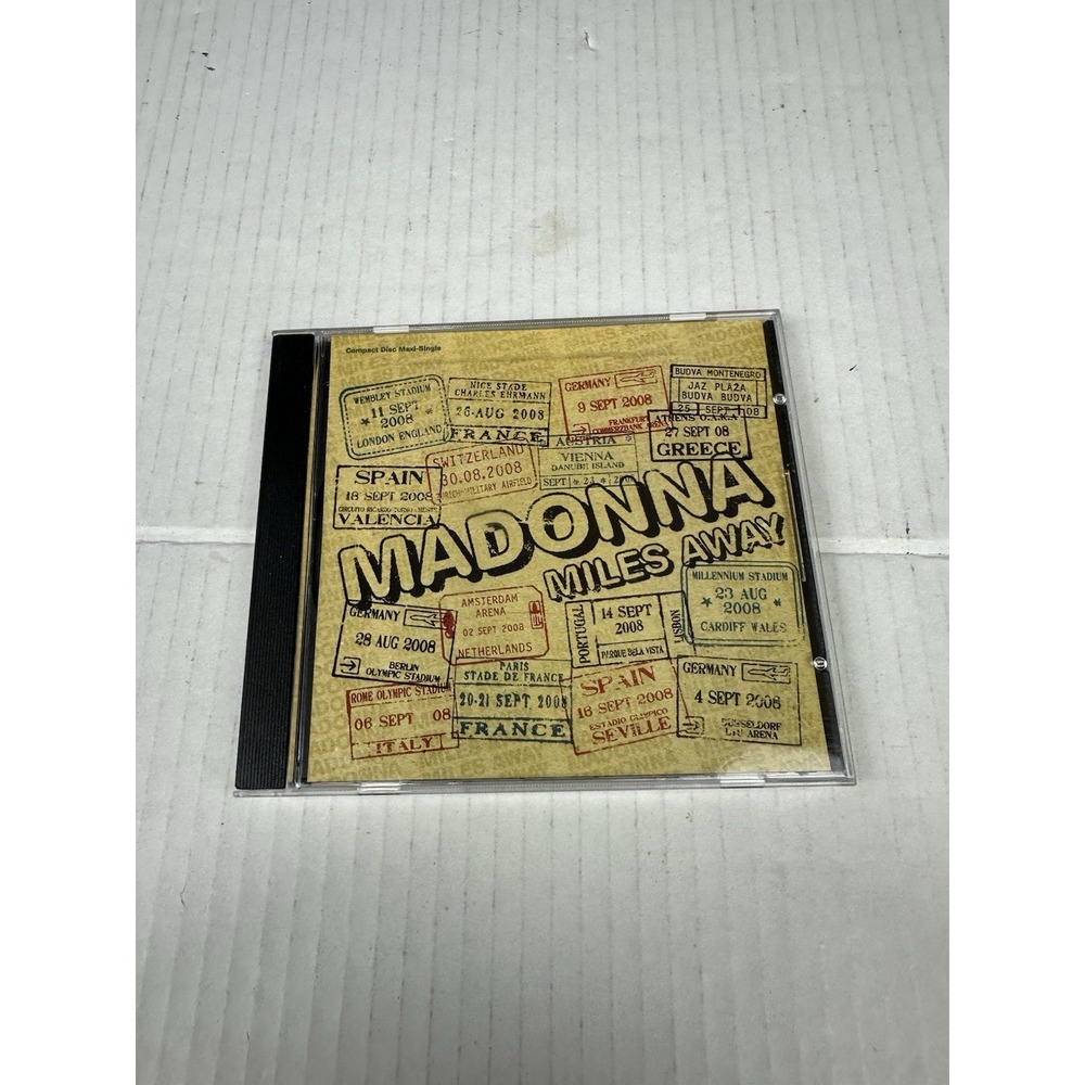 Madonna – Miles Away Maxi Single CD (2008, Warner Bros. Records) 517246-2 NM-